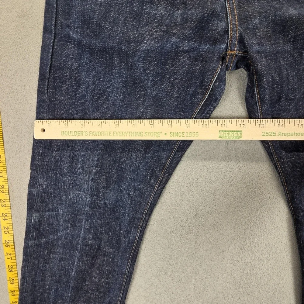 Gap Selvedge Jeans Mens‎ Blue Indigo Raw Slim Fly Fits 30x30